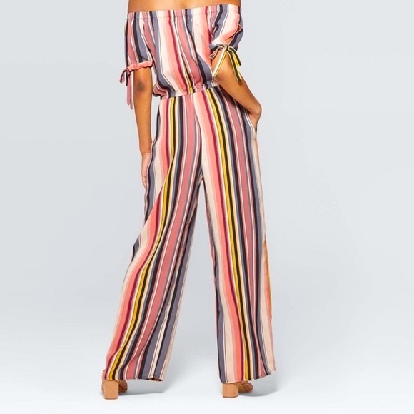 Xhilaration Striped Jumpsuit NWOT - Picture 2 of 3